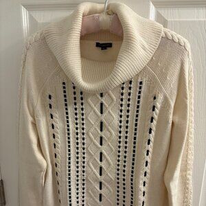 Talbots Size M Pullover cotton/acrylic Sweater